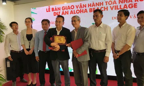 Việt Úc Group bàn giao vận hành Tòa nhà Ruby 1- Ruby 2 của Dự án Aloha Beach Village cho CMC Group